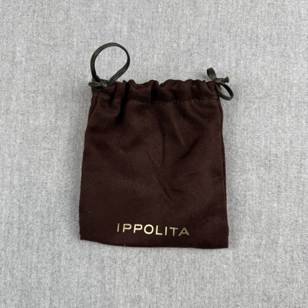 Vintage Ippolita Brown Cloth Drawstring Jewelry Bags